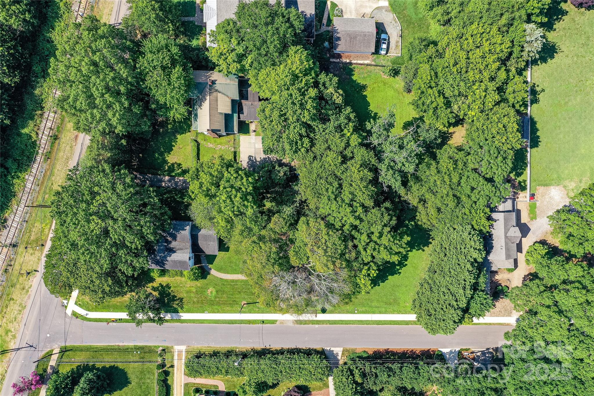 504 Potts Street Davidson, NC 28036 - Photo 29 of 34 an aerial view of a house