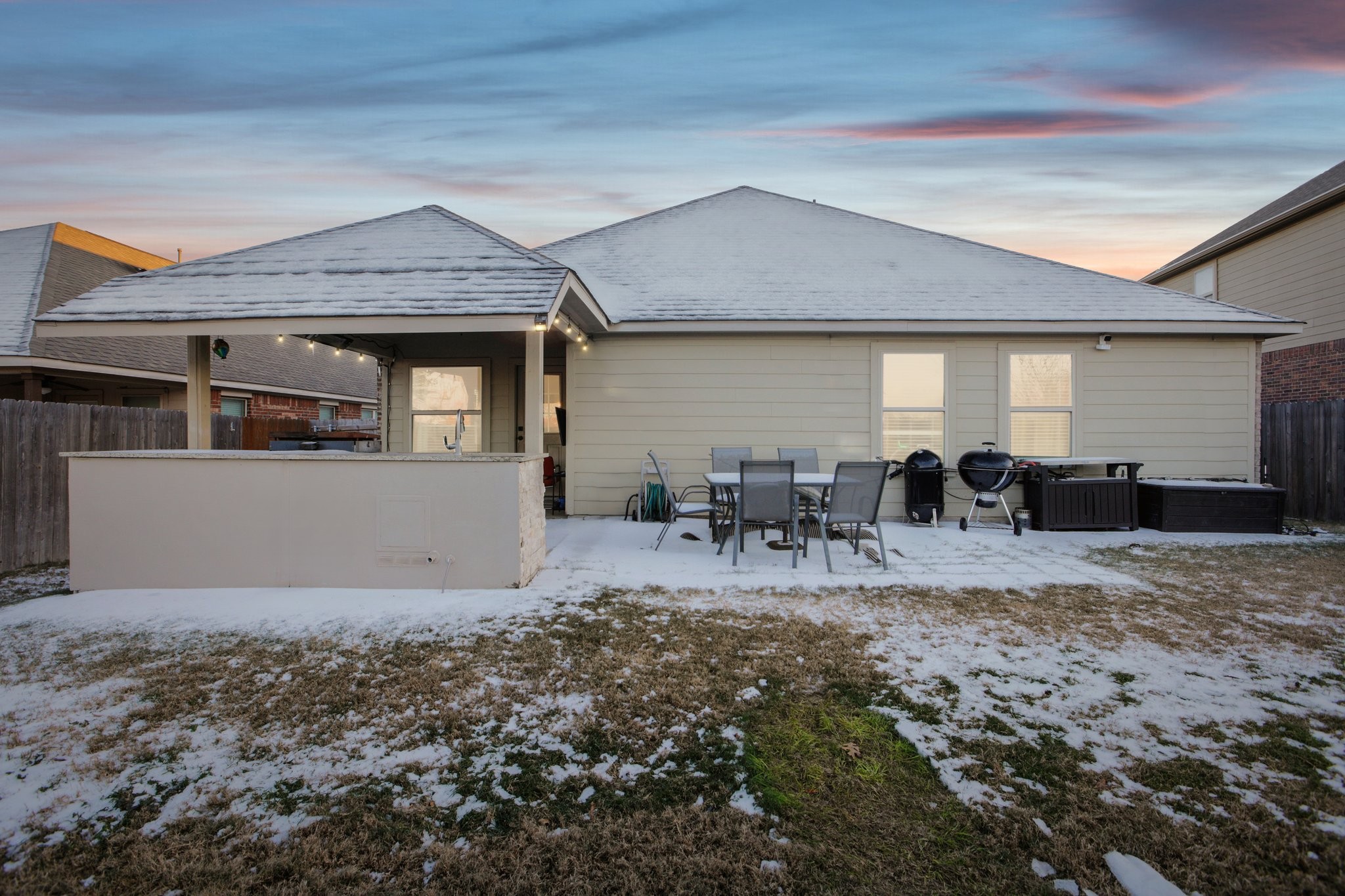 2308 Wind Vane West Pflugerville, TX 78660 - Photo 21 of 28 a view of a house with backyard and sitting area