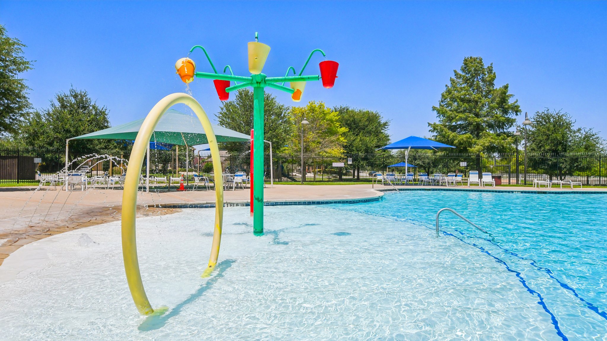 2308 Wind Vane West Pflugerville, TX 78660 - Photo 23 of 28 a view of outdoor space with swimming pool and seating