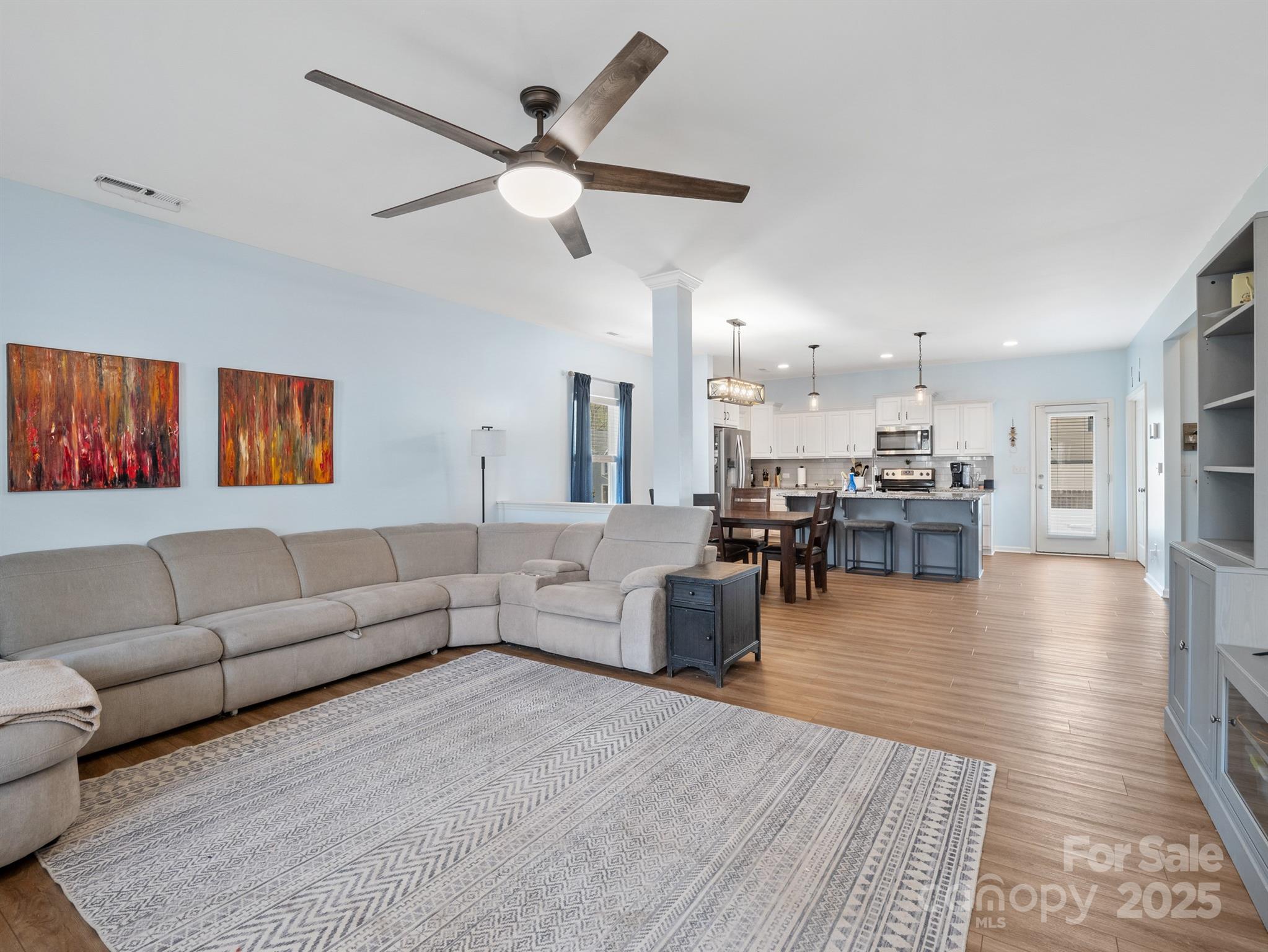629 Gants Road York, SC 29745 - Photo 4 of 28 a living room with furniture and kitchen view