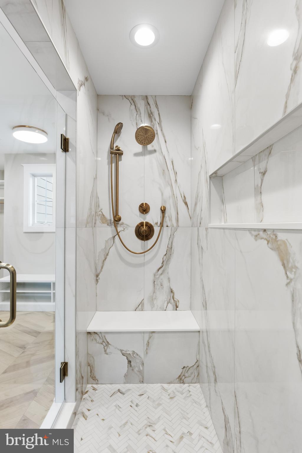 301 Centre Street Haddonfield, NJ 08033 - Photo 42 of 64 a bathroom with a window and a shower