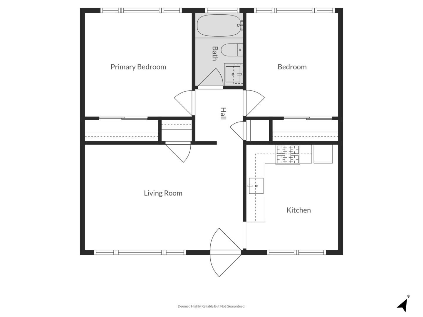 8811 A Street Oakland, CA 94621 - Photo 2 of 30 a picture of a floor plan