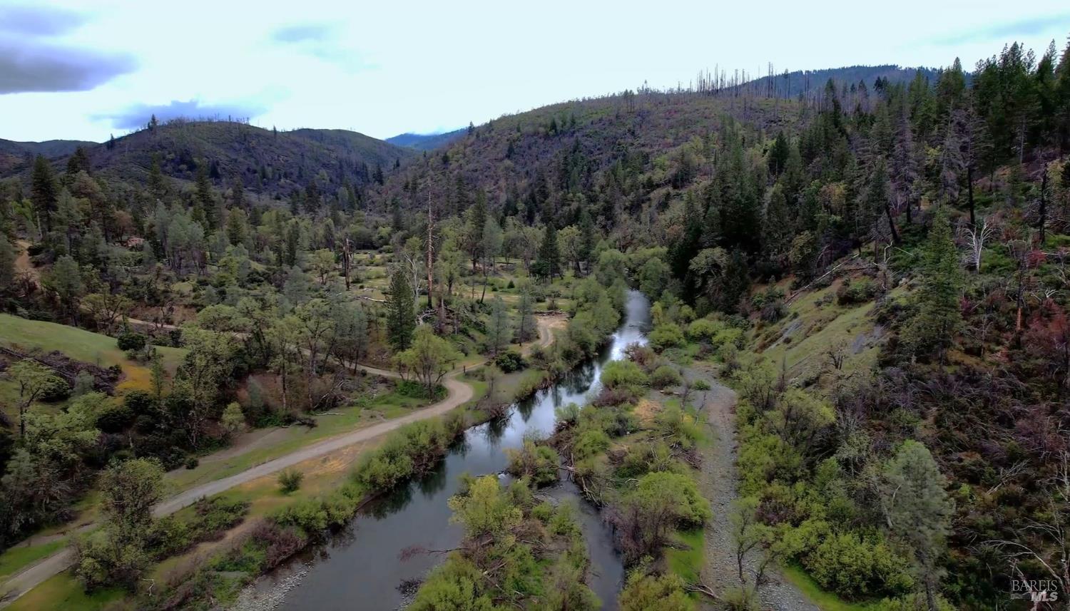 2168 Bear Creek Road Upper Lake, CA 95485 - Photo 16 of 16 an aerial view of residential house and green space