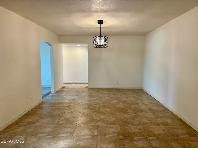 a view of a hallway with entryway