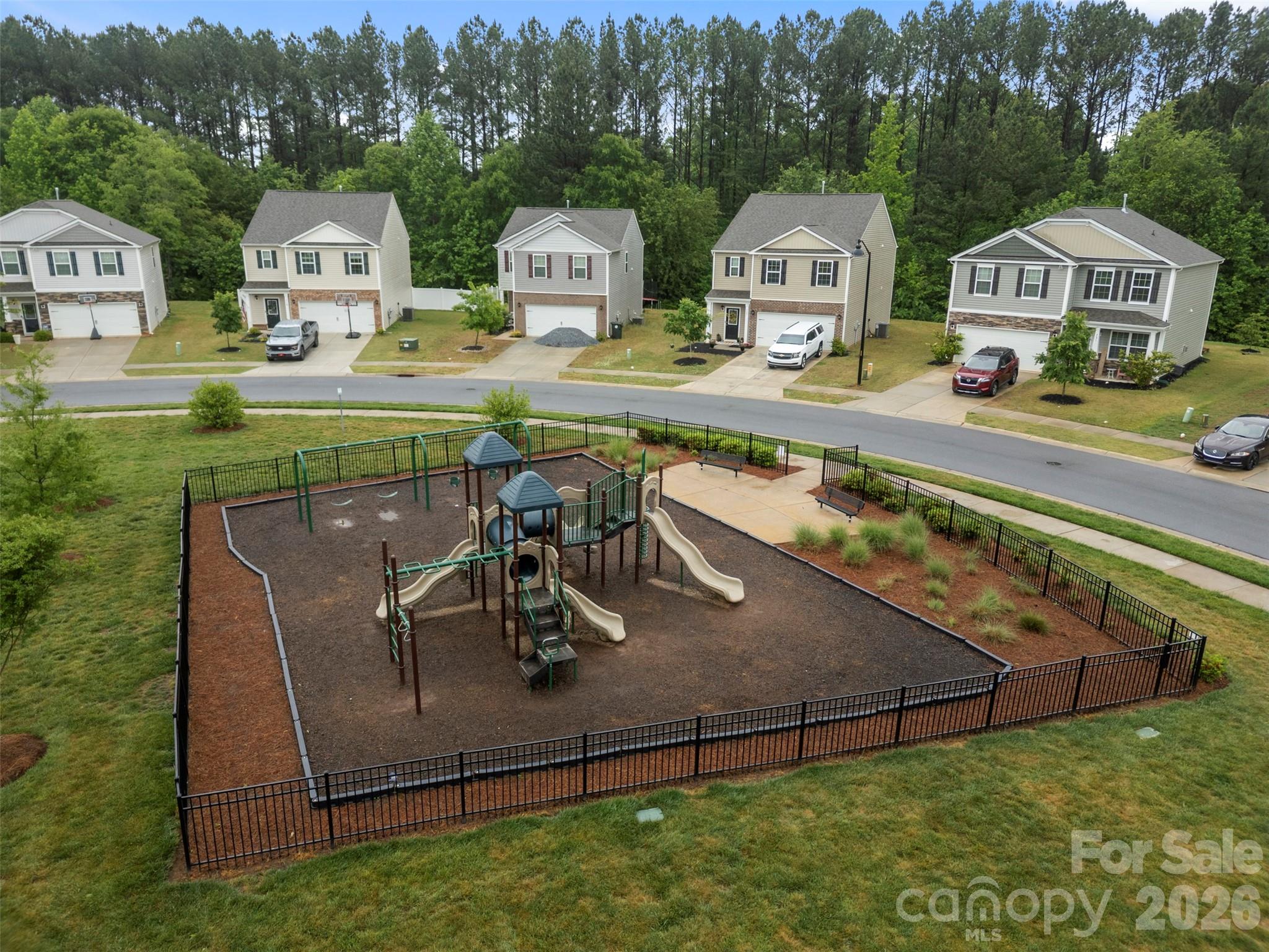 225 Final Stretch Lane Clover, SC 29710 - Photo 39 of 39 an aerial view of a house with garden