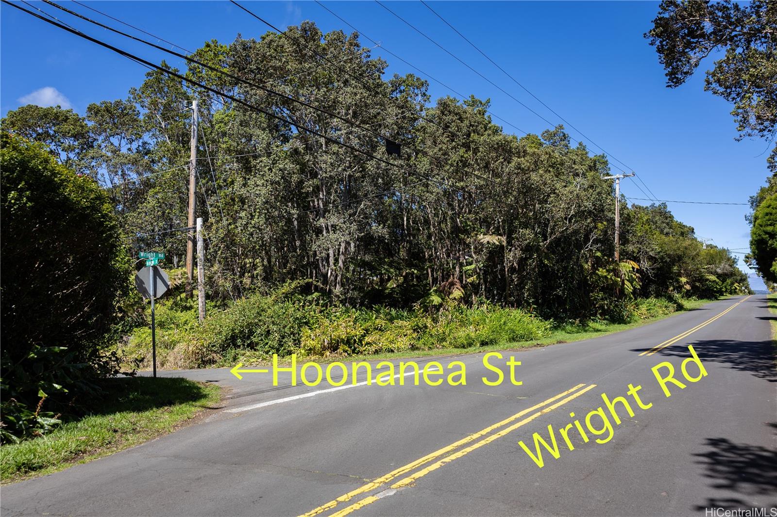 - Hoonanea Street Volcano, HI 96785 - Photo 4 of 7 a view of a street with a tree