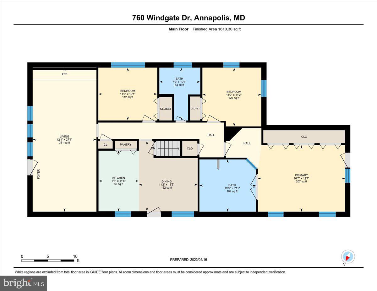 760 Windgate Drive Annapolis, MD 21409 - Photo 53 of 67 Main floorpaln