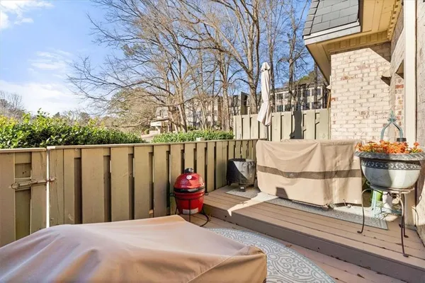 a view of a chairs in front of house