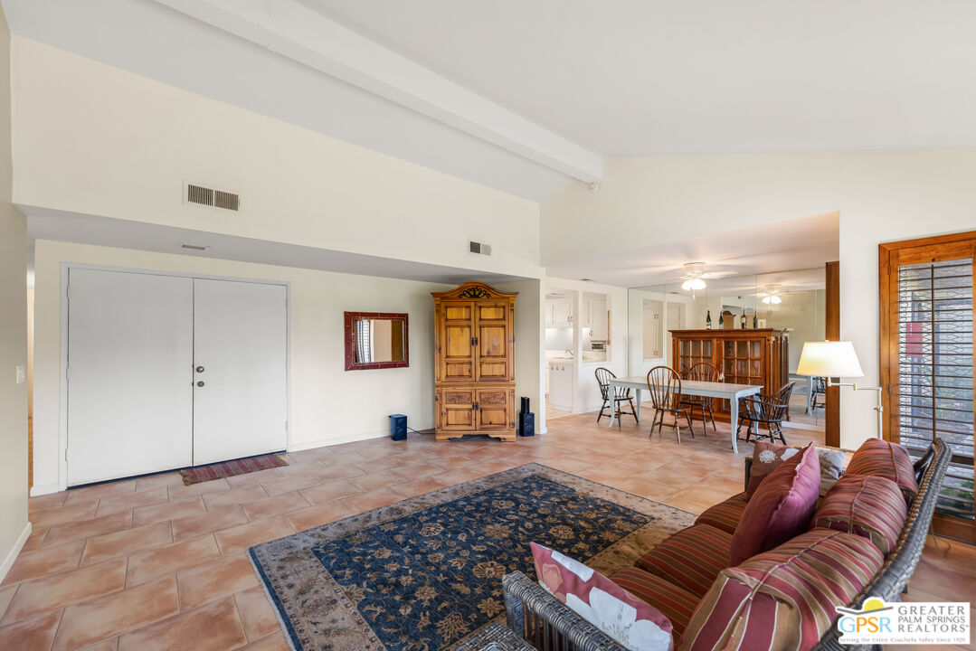 6090 East Driver Road Palm Springs, CA 92264 - Photo 16 of 29 a living room with furniture window and a table