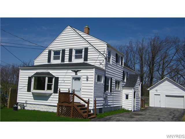 5072 Milestrip Road Hamburg, NY 14219 - Photo 1 of 1 Exterior Front. Vinyl sided two story with very de