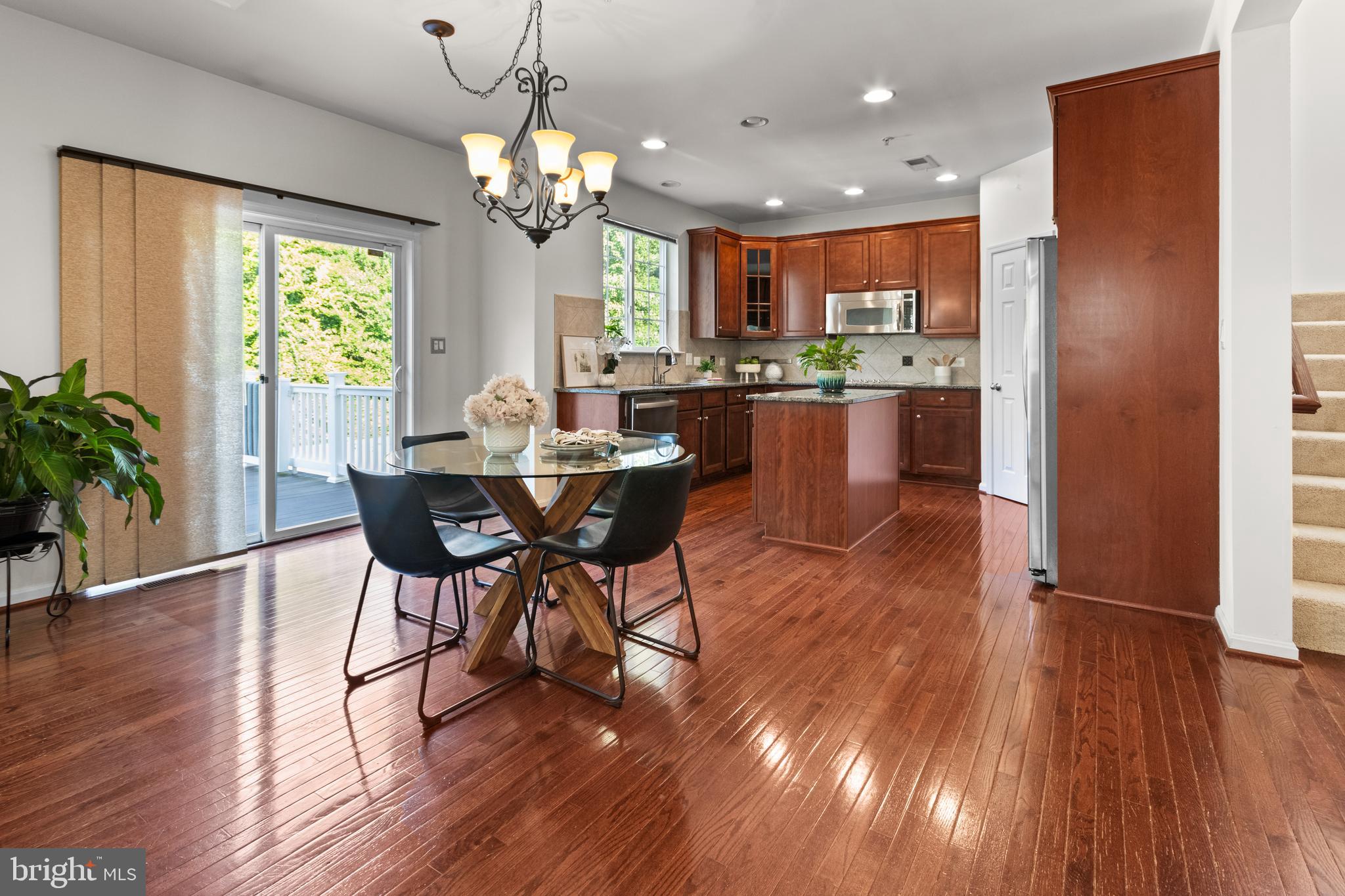 633 Old Waugh Chapel Road Odenton, MD 21113 - Photo 9 of 37 Open kitchen and dining