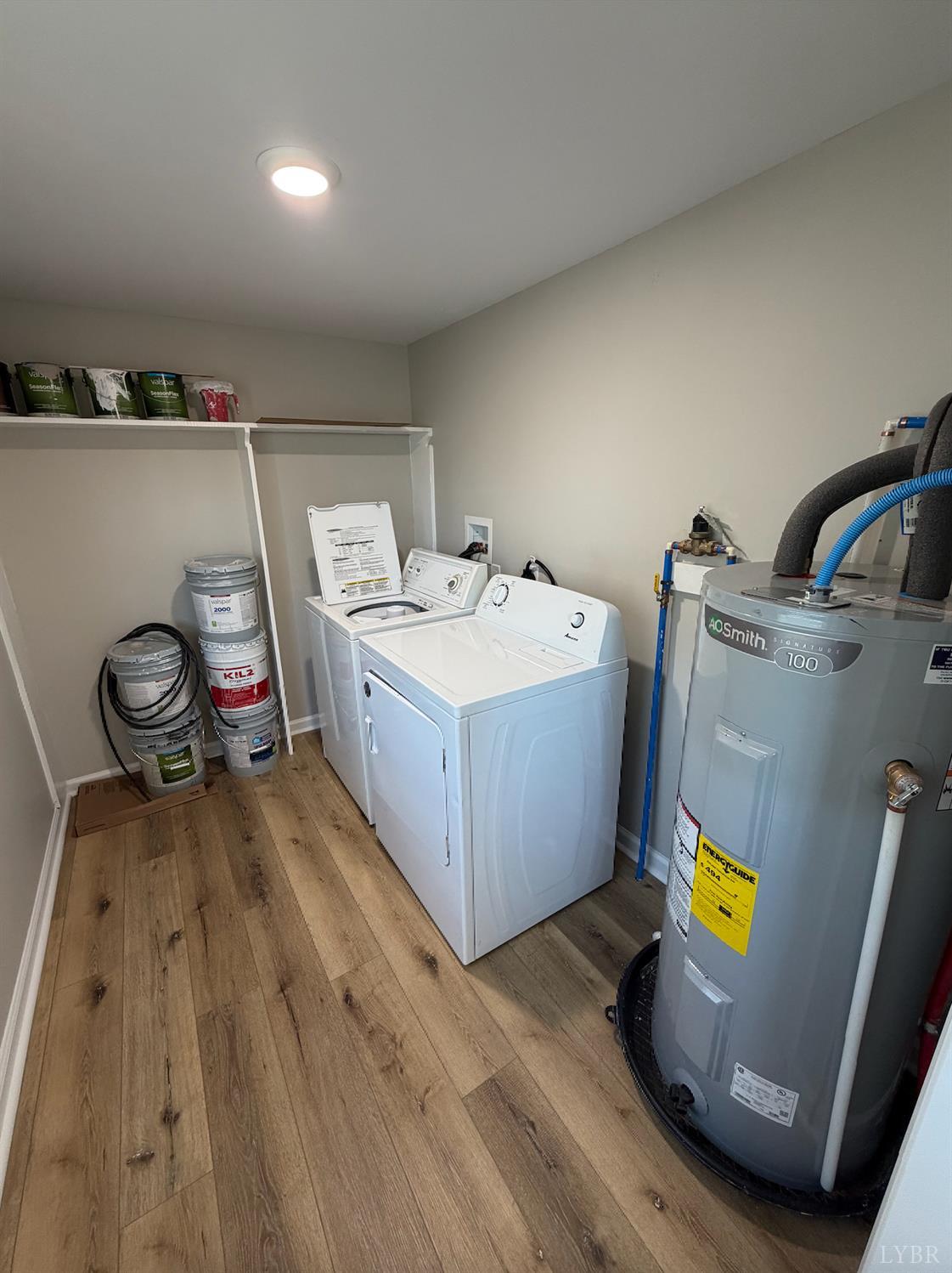 127 Campbell Street Madison Heights, VA 24572 - Photo 16 of 28 a utility room with dryer and washer