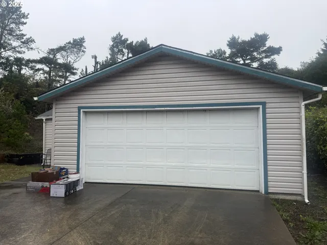 a view of a patio of a house