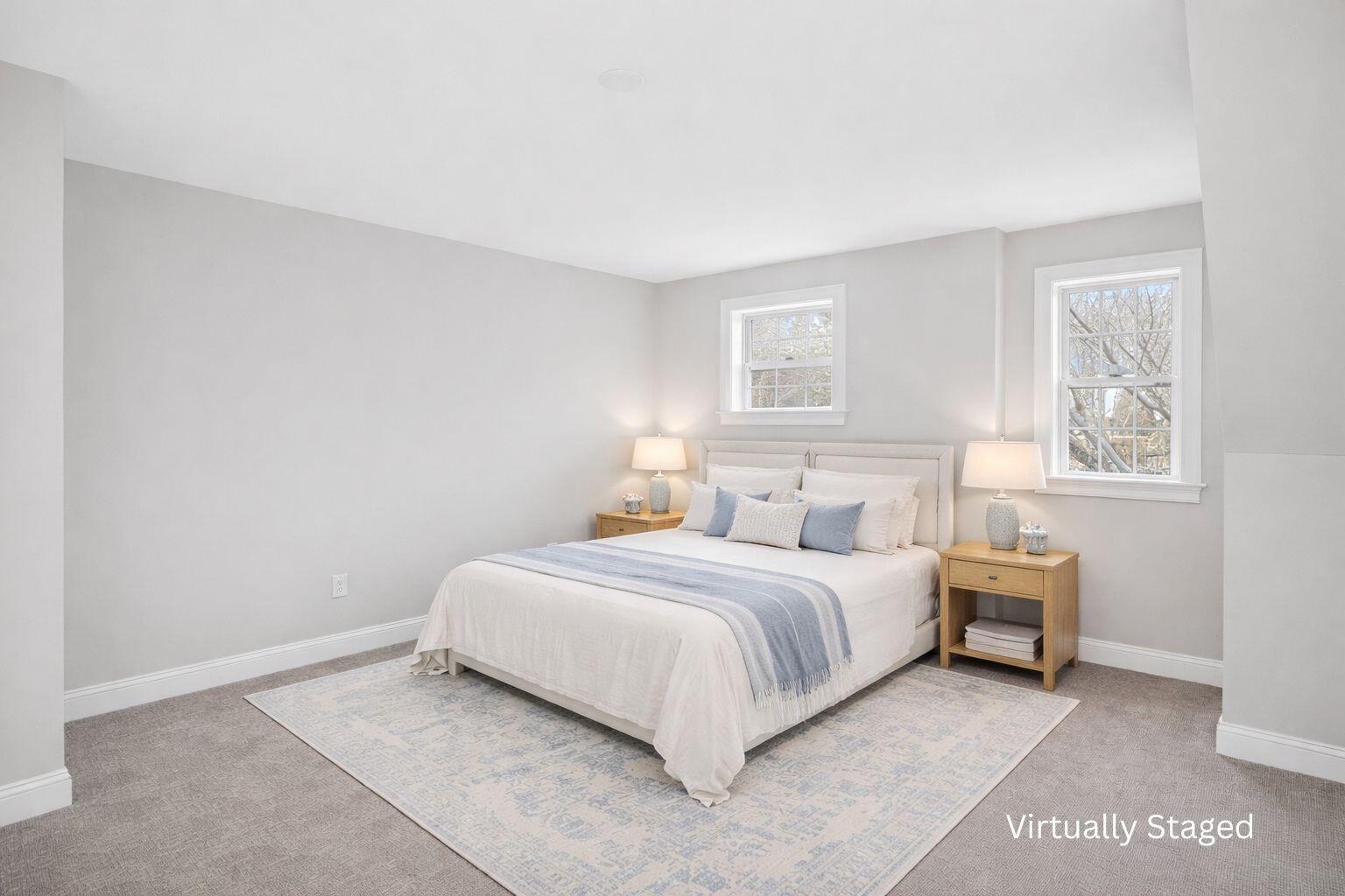 141 Braeside Road Falmouth, MA 02540 - Photo 17 of 47 a bedroom with a bed and a window