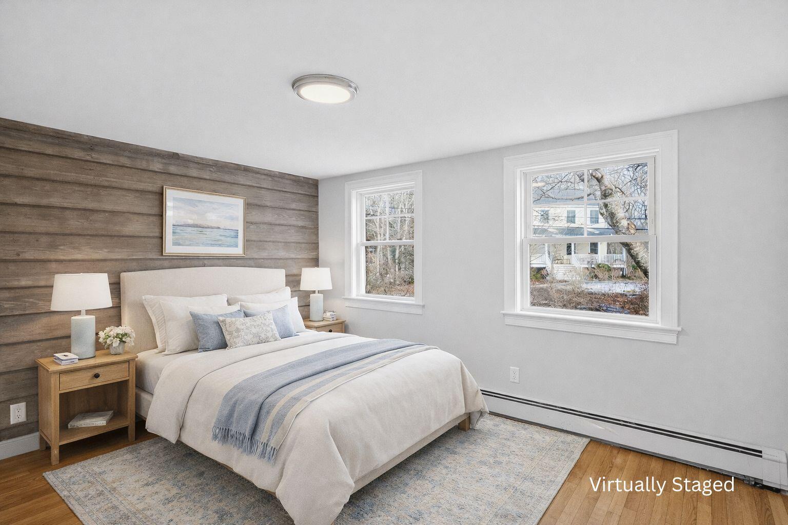141 Braeside Road Falmouth, MA 02540 - Photo 9 of 47 a bedroom with a large bed and a window