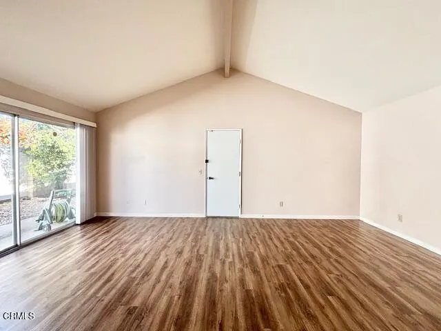 wooden floor in a room