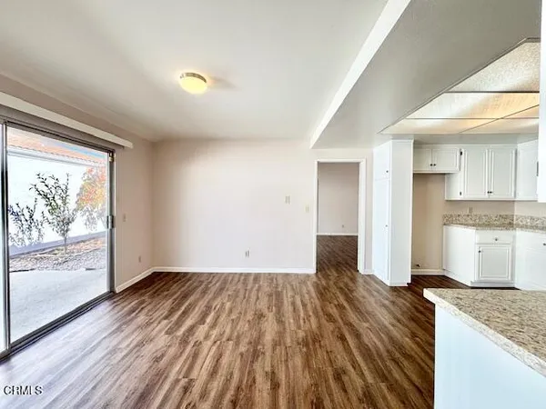 a view of kitchen and utility room