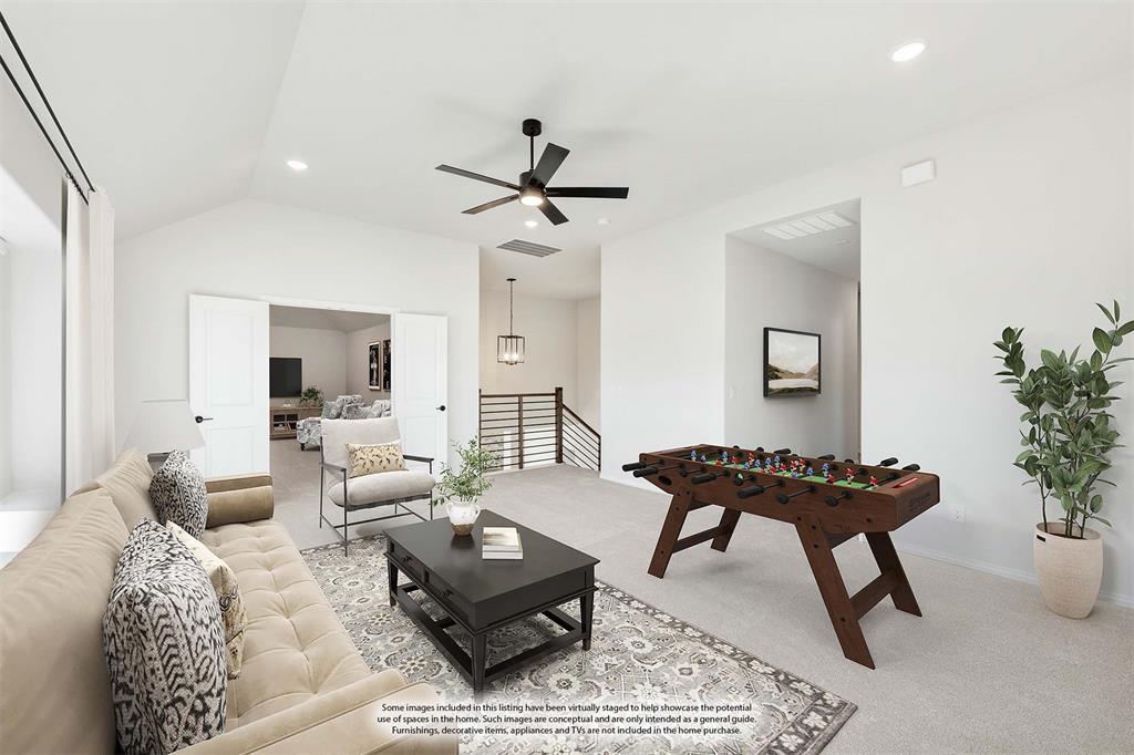 913 Firewood Way Anna, TX 75409 - Photo 28 of 40 a living room with furniture and a potted plant