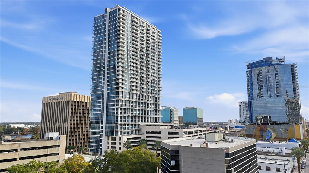 150 East Robinson Street, Unit 2002 Orlando, FL 32801 - Photo 33 of 41 a city view with tall buildings