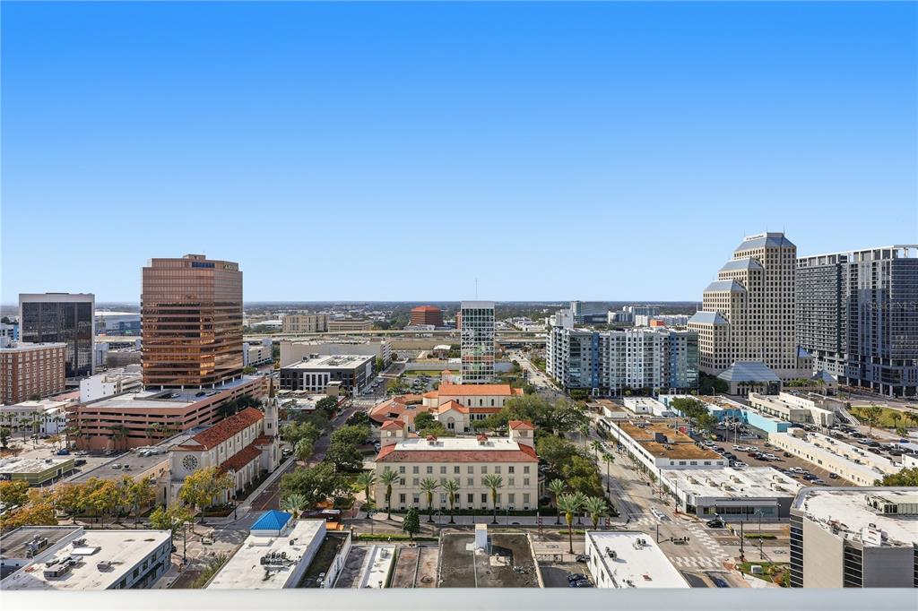 150 East Robinson Street, Unit 2002 Orlando, FL 32801 - Photo 40 of 41 a view of a city with tall buildings
