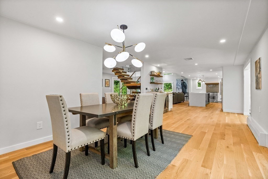 142 Ward Street Hingham, MA 02043 - Photo 11 of 41 a view of a dining room with furniture