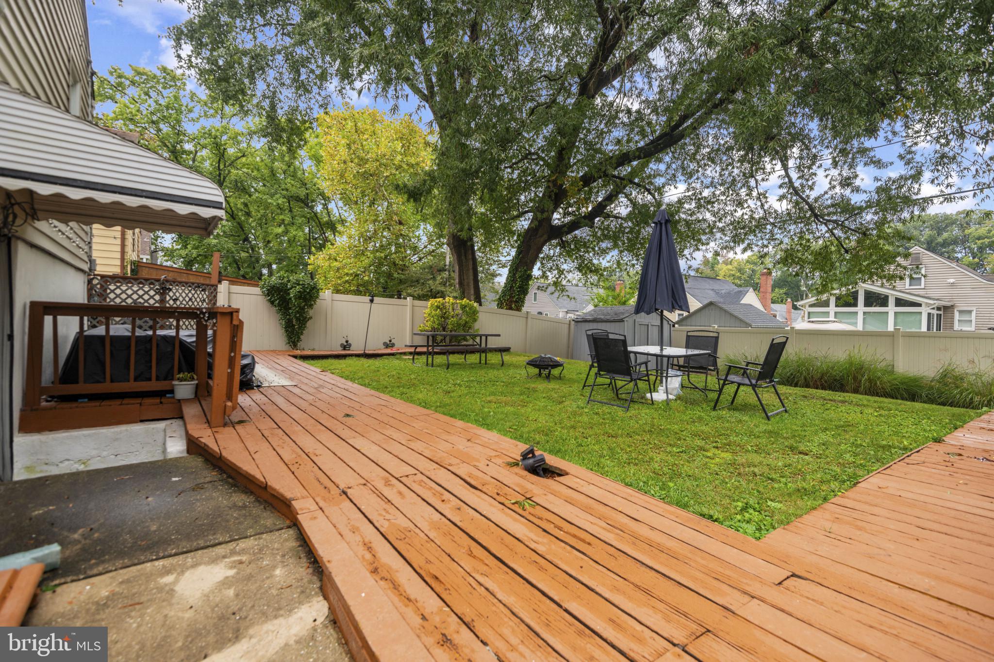 6402 Moyer Avenue Baltimore, MD 21206 - Photo 31 of 35 a view of a backyard with a garden