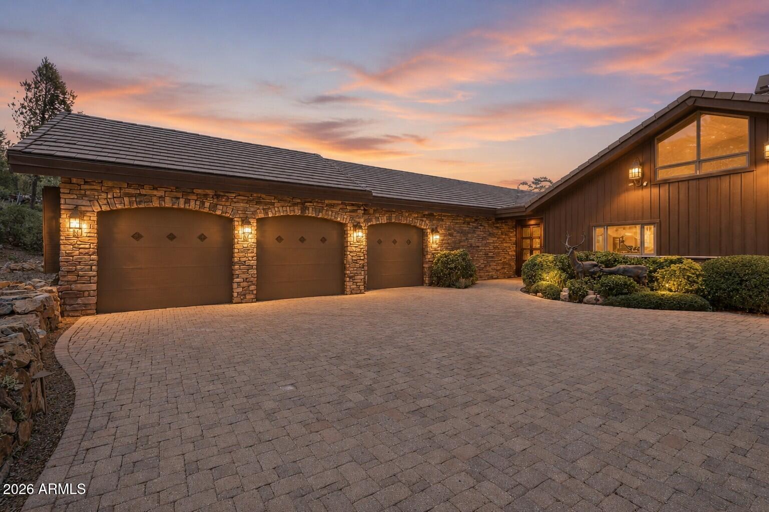 2158 Forest Mountain Road Prescott, AZ 86303 - Photo 3 of 73 Evening Sky Front of the House