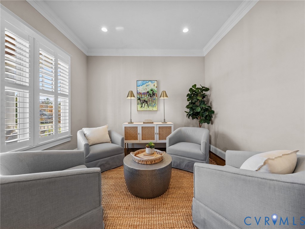 16125 Binley Road Midlothian, VA 23112 - Photo 9 of 50 a living room with furniture and a potted plant