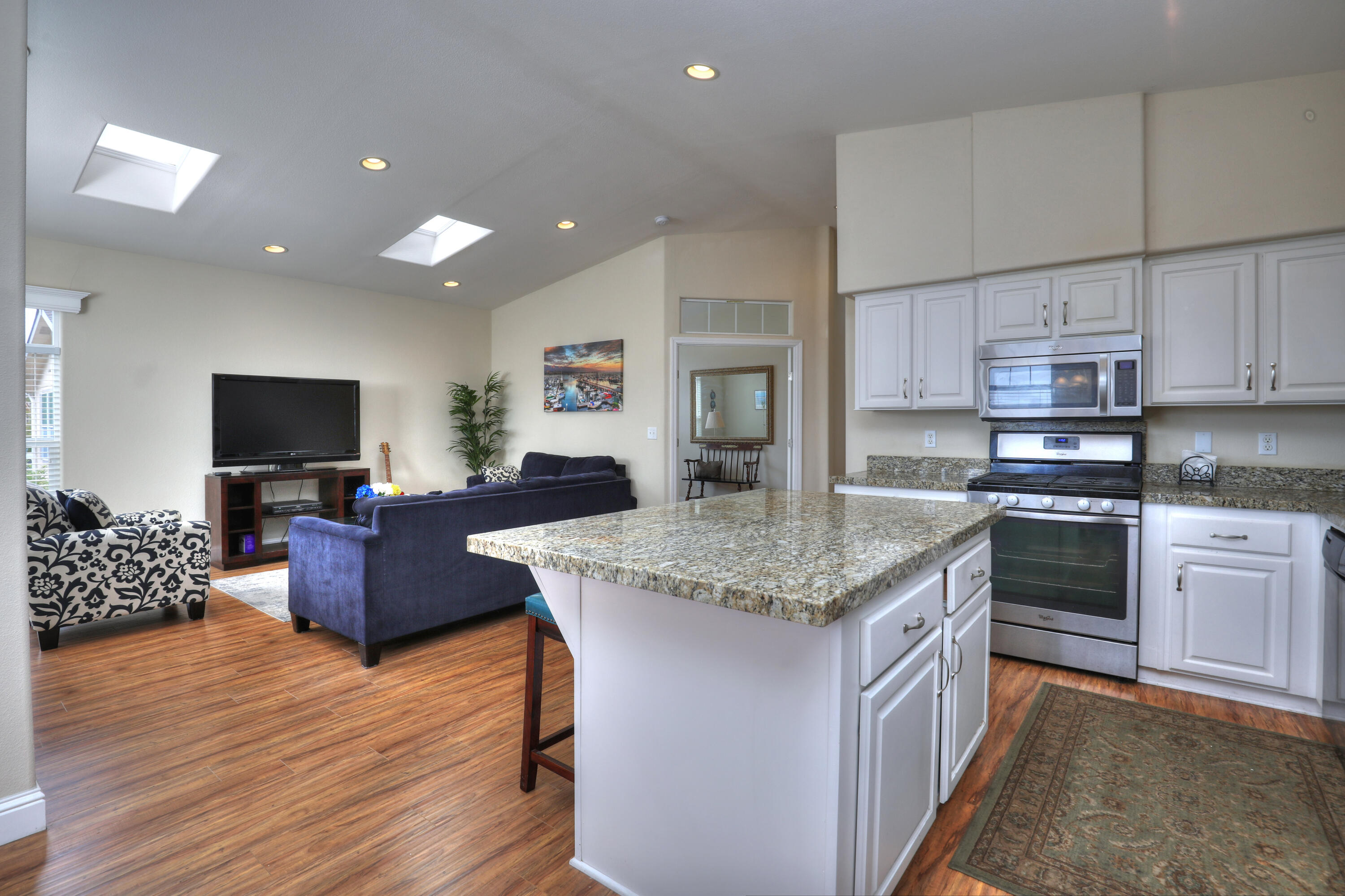 30 Winchester Canyon Road, Unit 3 Goleta, CA 93117 - Photo 3 of 19 30 Winchester Kitchen & Living Room