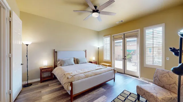 a bathroom with a sink a mirror and a shower
