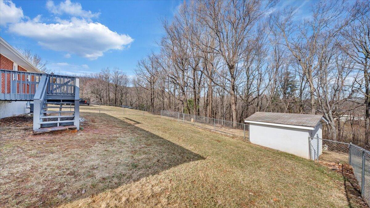 200 Cornell Road Rocky Mount, VA 24151 - Photo 32 of 44 a backyard of a house with table and chairs