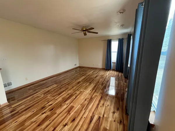 wooden floor in an empty room