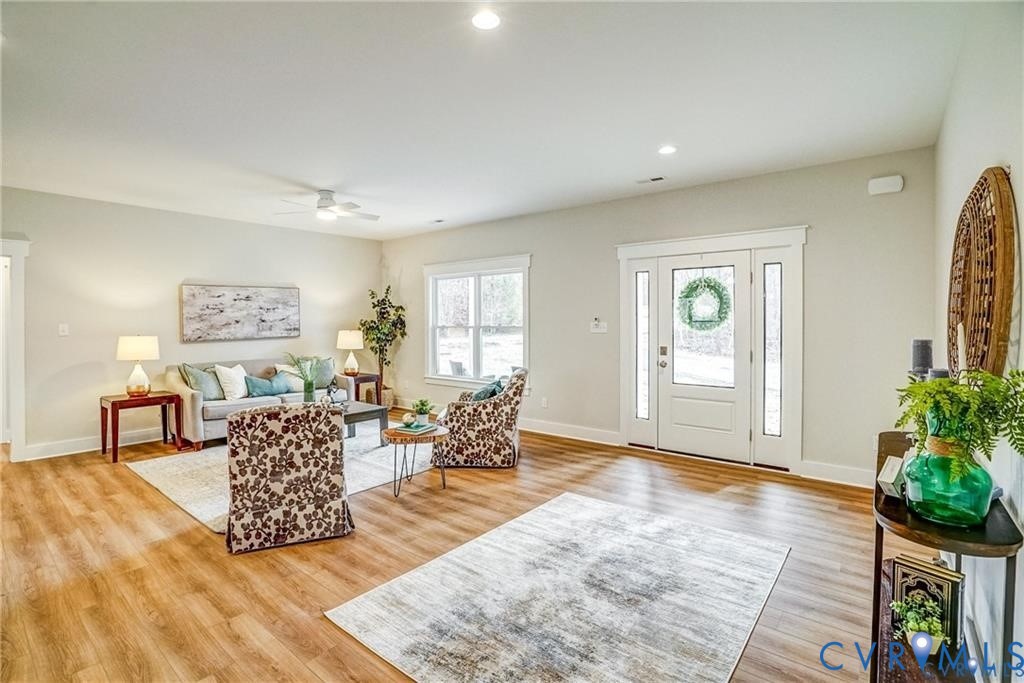 Lot 1 Three Chopt Road Louisa, VA 23093 - Photo 6 of 37 Spacious living area featuring wood-finish floorin