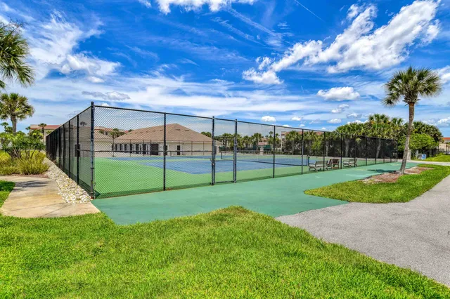 a view of a park with a big yard