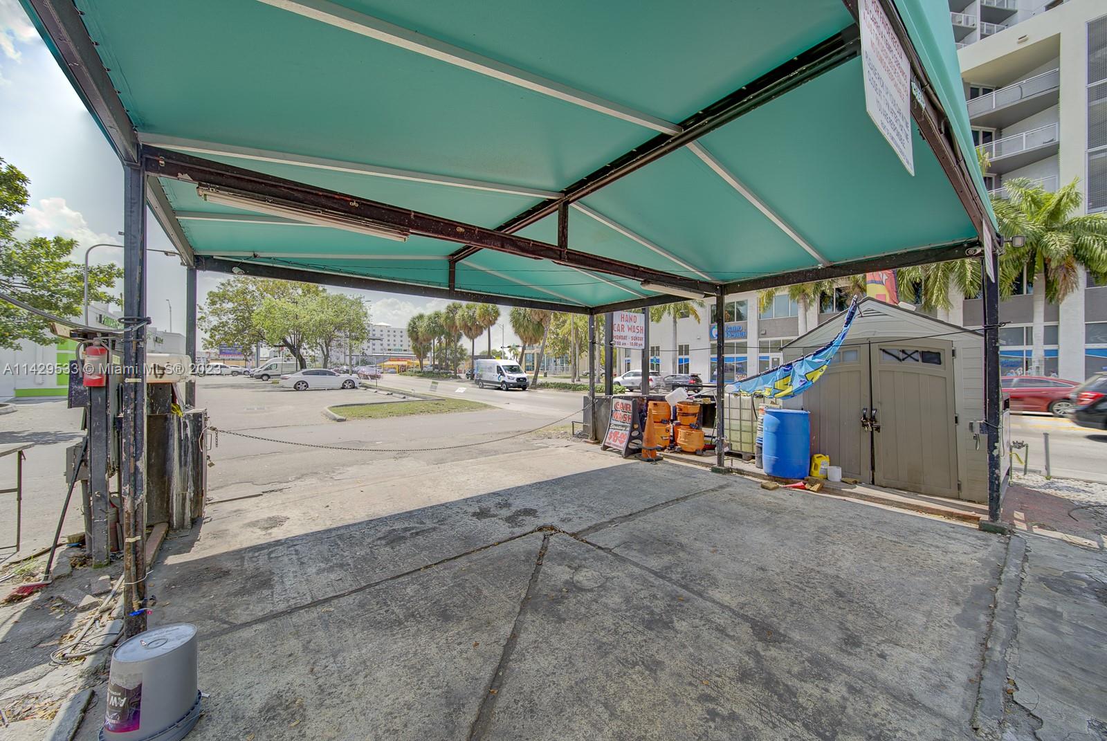Car Wash For Sale In Miami Miami, FL 33125 - Photo 17 of 19 a view of outdoor space with porch