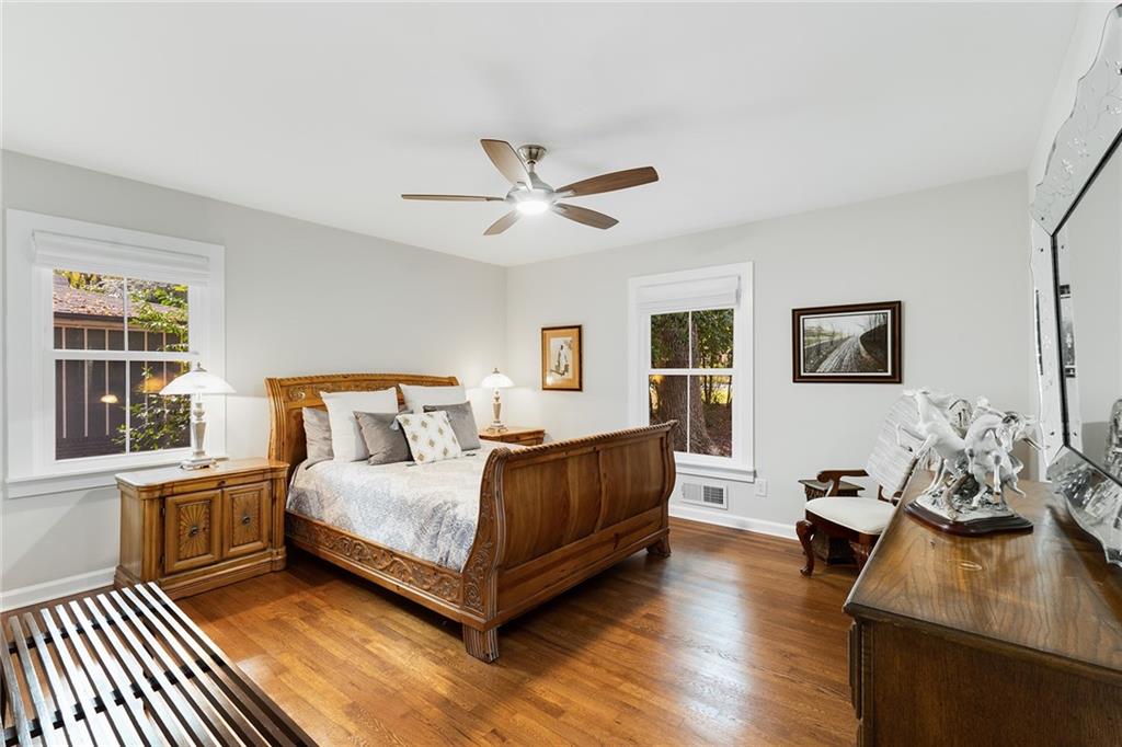 6555 Wright Road Northeast Sandy Springs, GA 30328 - Photo 25 of 40 a bedroom with a bed and window