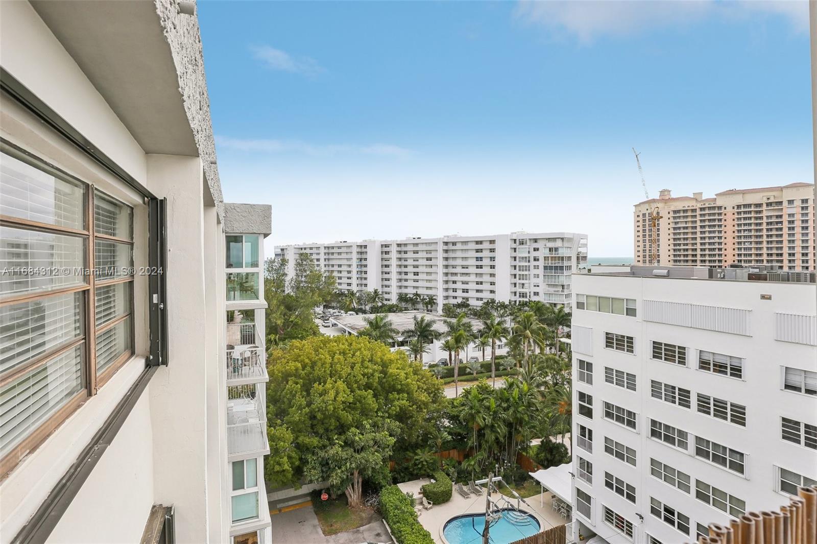 550 Ocean Drive, Unit 9F Key Biscayne, FL 33149 - Photo 19 of 37 a view of a balcony with outdoor space
