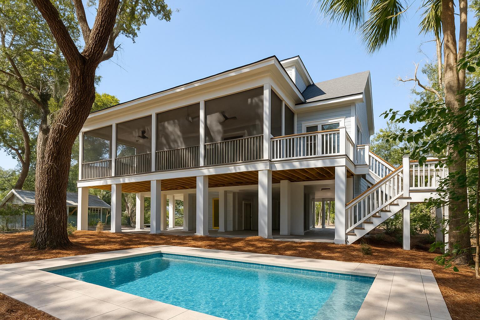 806 Jungle Road Edisto Island, SC 29438 - Photo 7 of 61 Option for a pool
