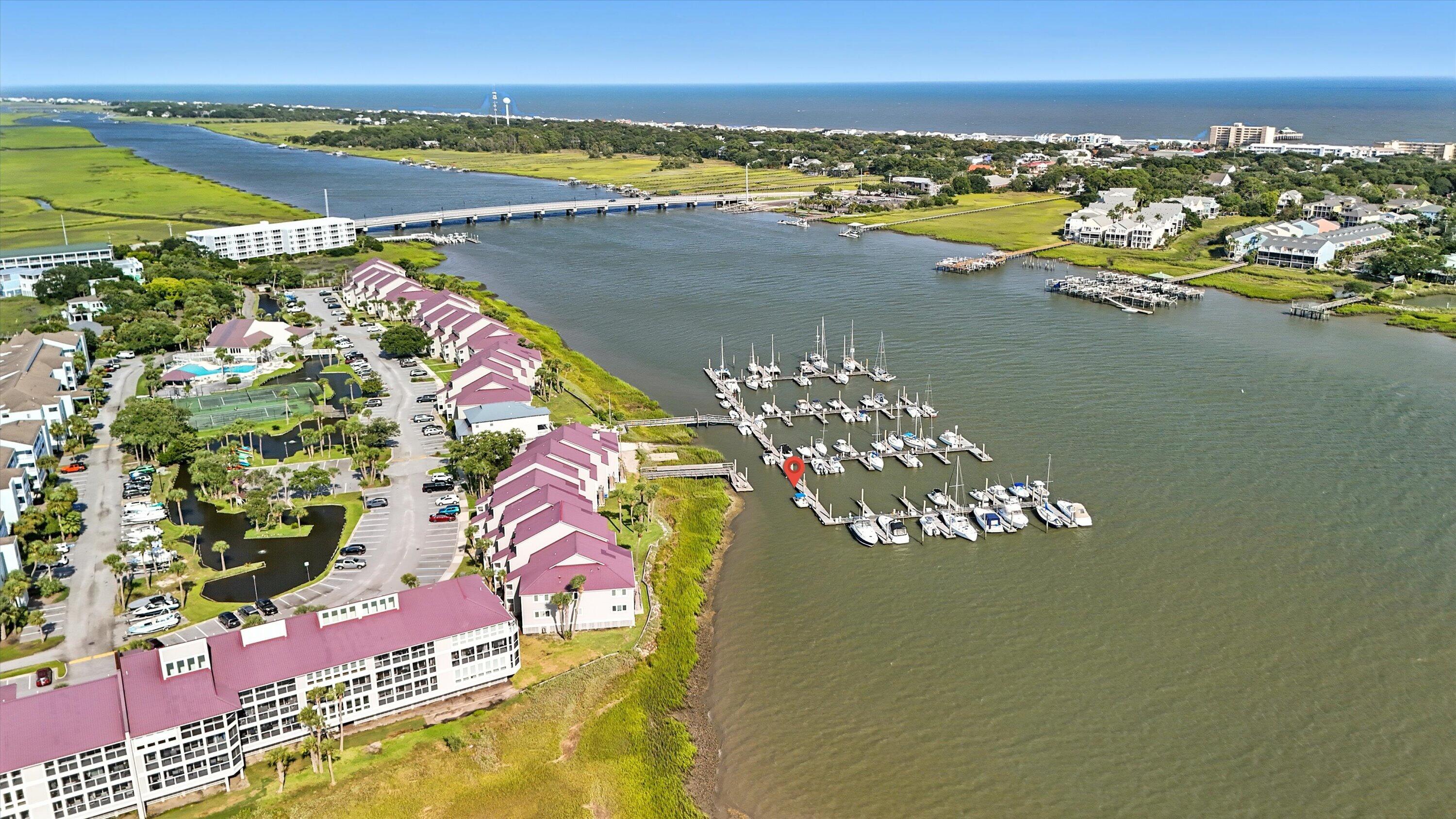 2 McDonough Road, Unit F5 Folly Beach, SC 29412 - Photo 11 of 15 Aerial View