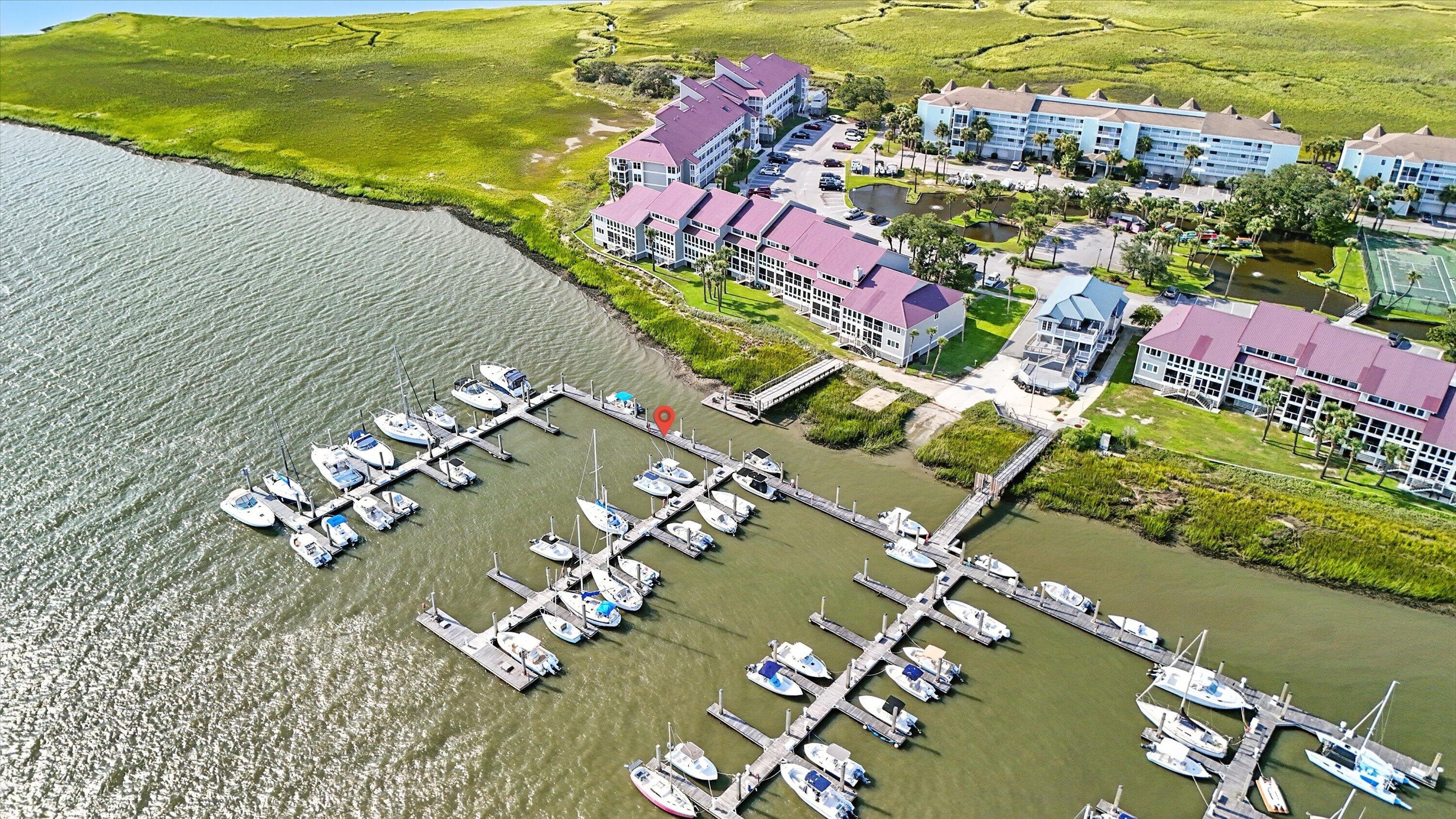 2 McDonough Road, Unit F5 Folly Beach, SC 29412 - Photo 9 of 15 Aerial View