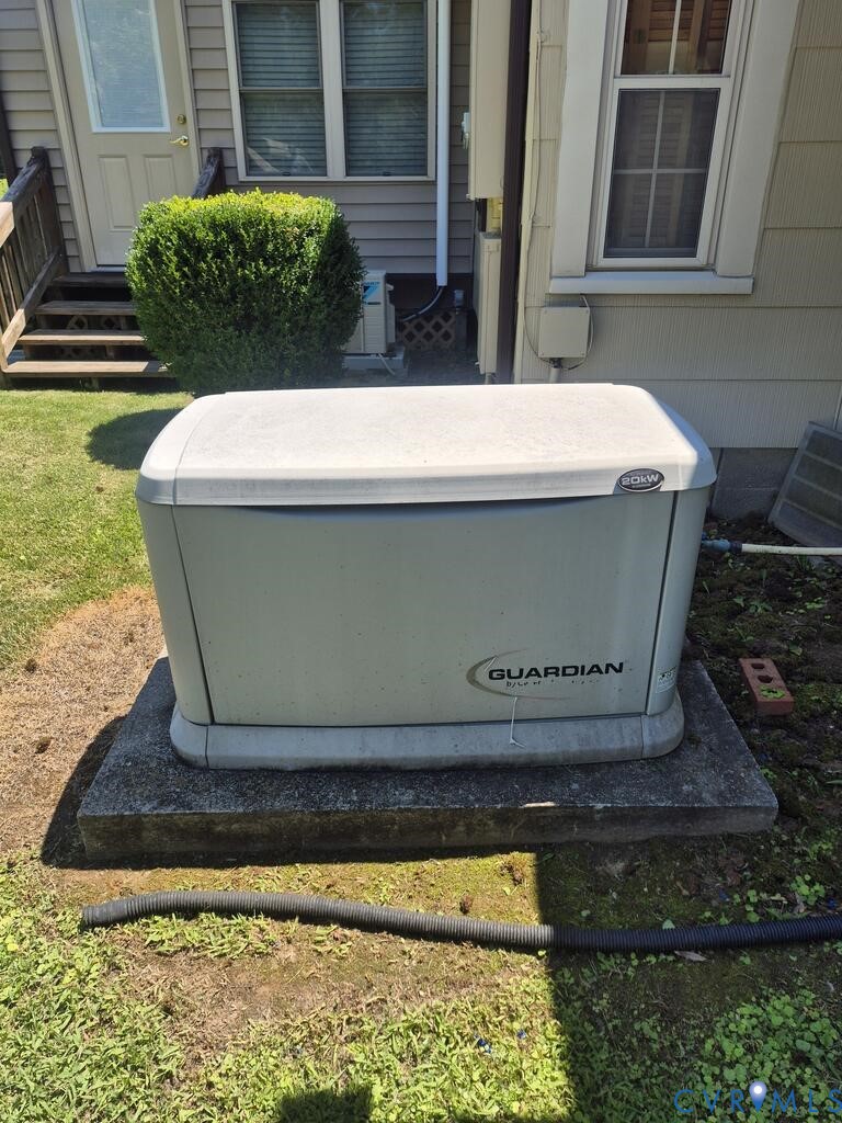 519 Buffalo Heights Road Farmville, VA 23901 - Photo 22 of 38 Guardian standby generator on a concrete pad