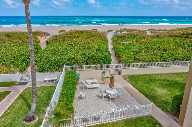a view of beach and ocean