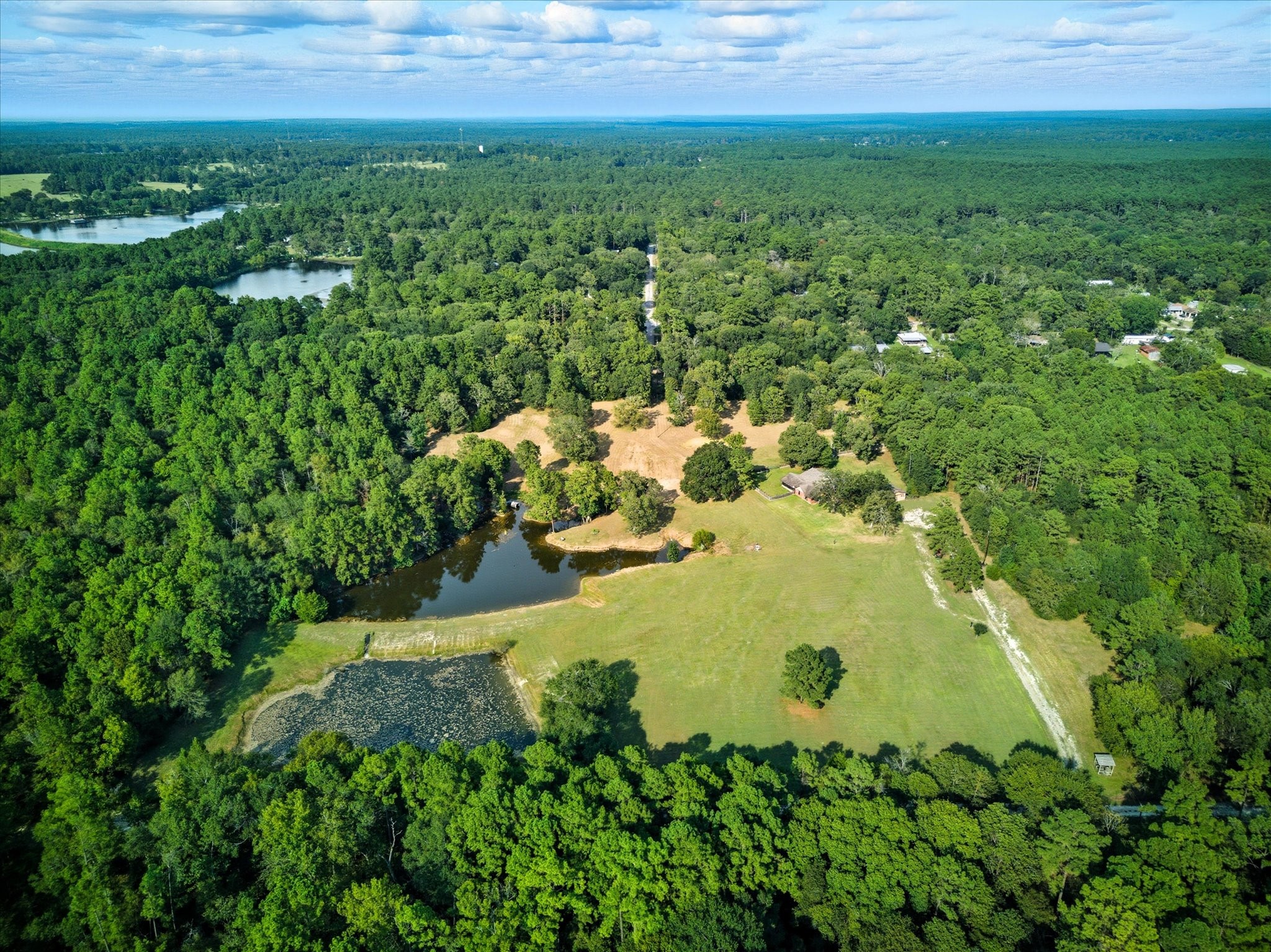 Enjoy fishing on your beautiful acreage.