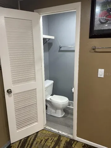 a close view of a vanity in the kitchen