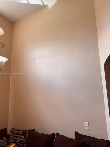 a view of a fireplace