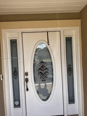 a close view of utility room