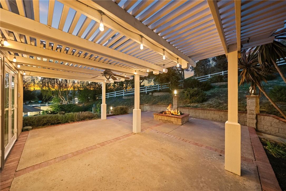 30230 De Portola Road Temecula, CA 92592 - Photo 52 of 76 Upper patio with firepit