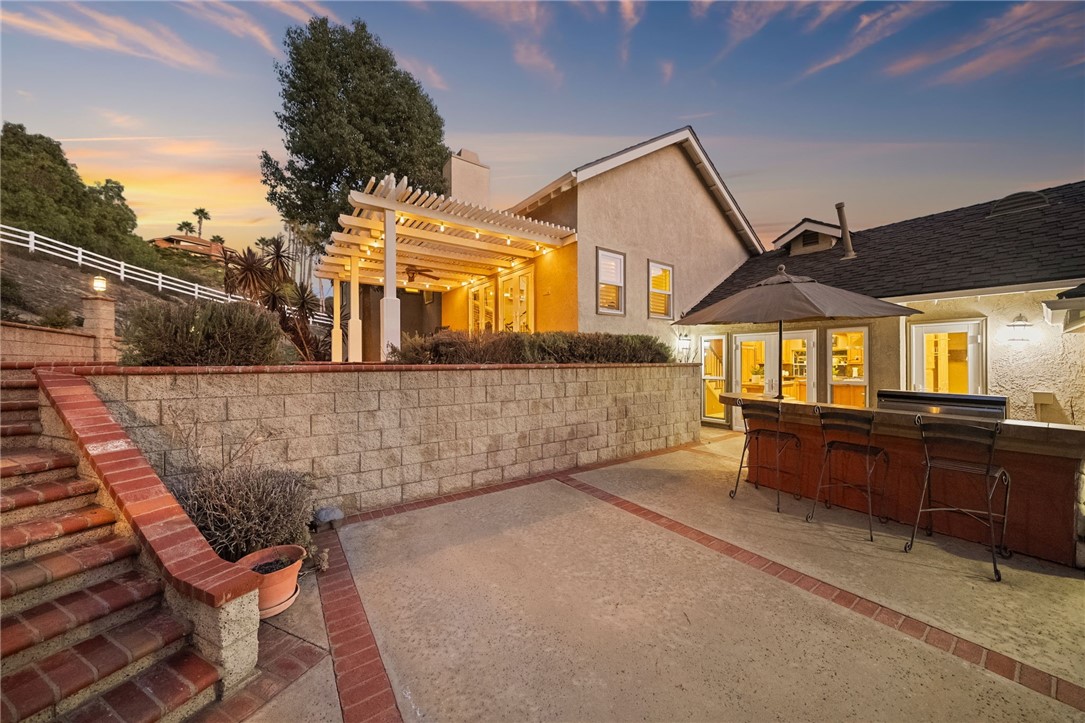 30230 De Portola Road Temecula, CA 92592 - Photo 54 of 76 Lower patio with built-in BBQ island