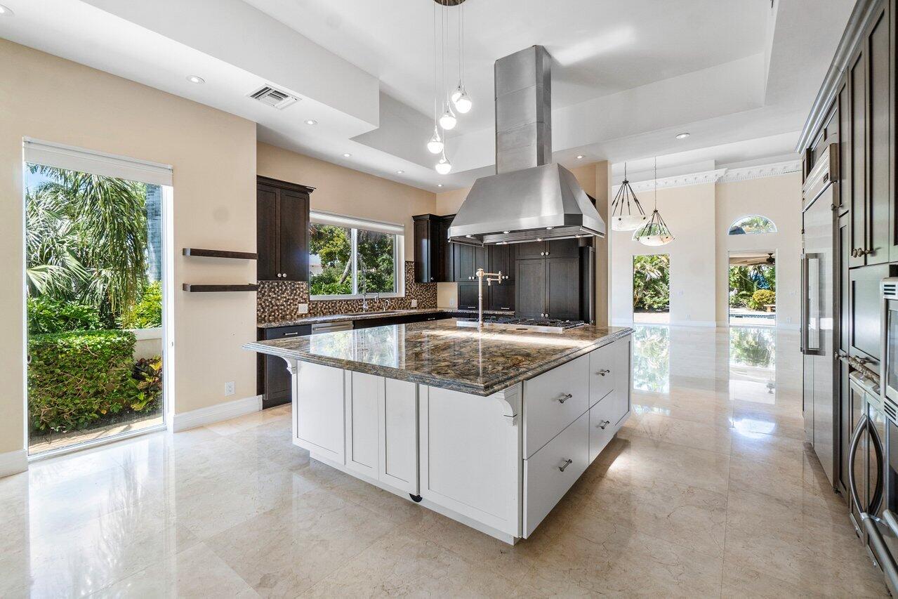 217 Thatch Palm Drive Boca Raton, FL 33432 - Photo 18 of 51 Custom Chef's Kitchen