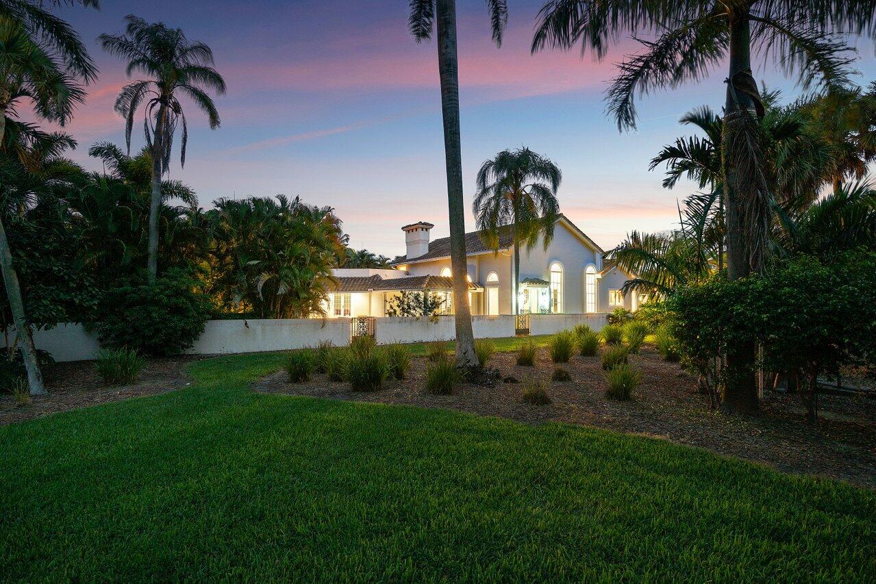 217 Thatch Palm Drive Boca Raton, FL 33432 - Photo 38 of 51 Twilight from Golf Course